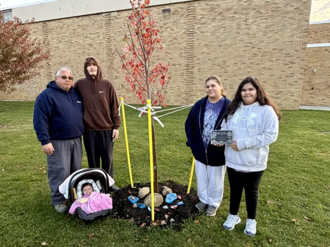‘In Loving Memory’: Forestville dedicates tree to student who passed